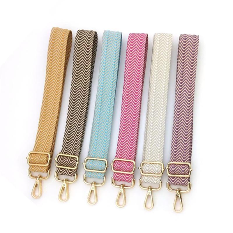 New Arrow Solid Color Bag Shoulder Strap Accessories One Shoulder Oblique Span Adjustable Replacement School Bag Wave Strap