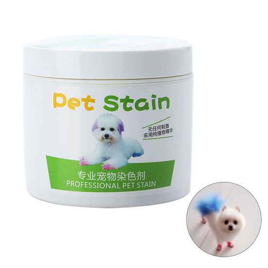 Haustierfarbe ohne Erhitzen Ungiftige Temporäre Haarfarbe Creme für Hunde Katzen Sichere Haut Seidige Lebendige Farben für Partys Fotos und Feiertage