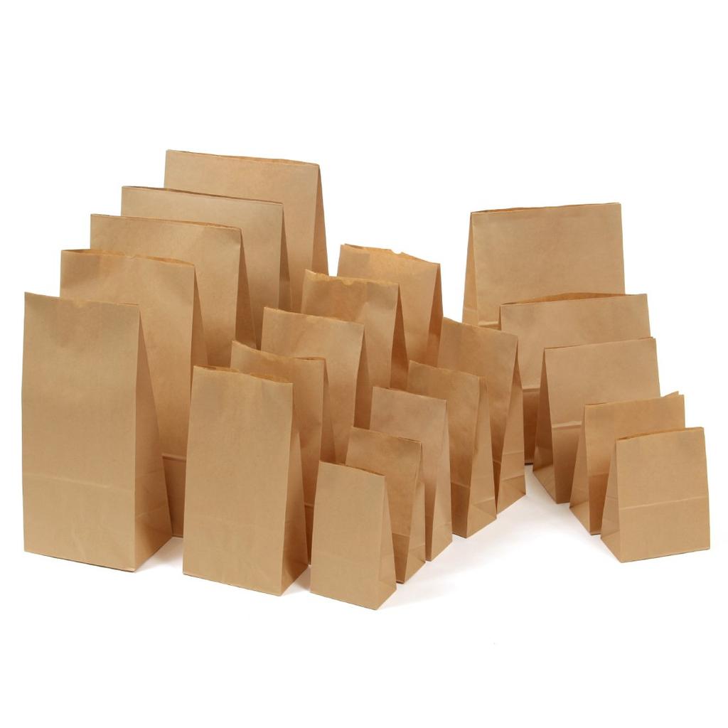 Pack Takeyama Paper Square 100 XZT00399 Bags, Gusseted, Bottom, H300mm, Unbleached, Bags,