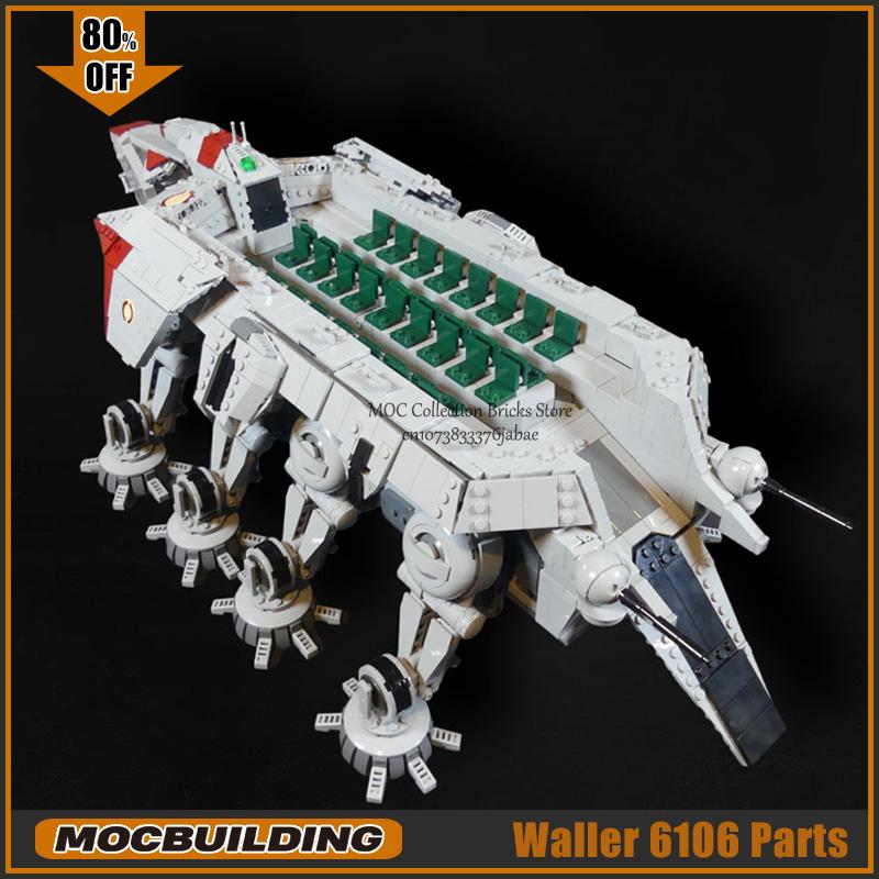 Movie Scene Walker Robot MOC Building Blocks Space Battle Raider Technology Bricks DIY Assembly Toys Collection Xmas Gifts