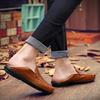 New Men Shoes Comfy Luxury Business Style Genuine Leather Mens Loafers Moccasins Italian Breathable Slip on Male Boat Shoes Plus