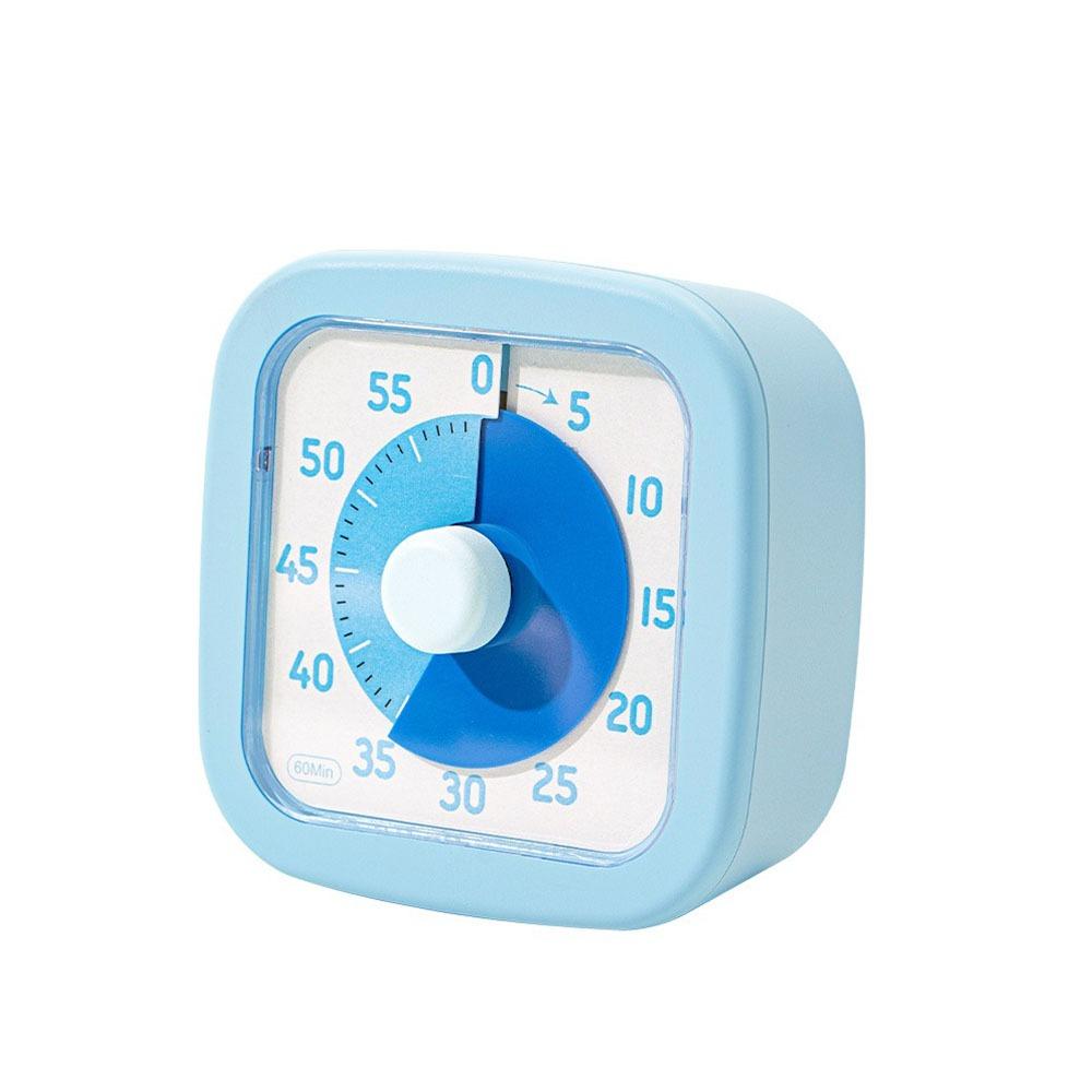 60-Minute Visual Timer Visualization Self-discipline Countdown Timer Square Loud Kitchen Cooking Timer Students Learning