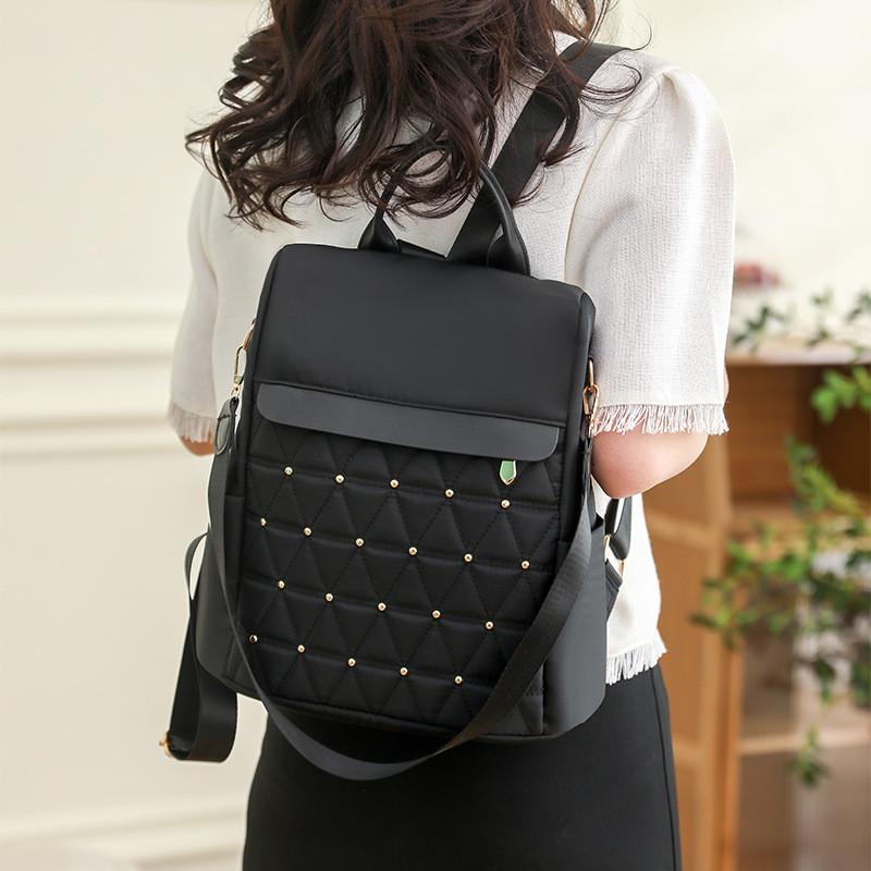 IELGY Korean Version Anti-theft Ladies Backpack Fashion Urban Commuter Travel Backpack Large Capacity School Bag