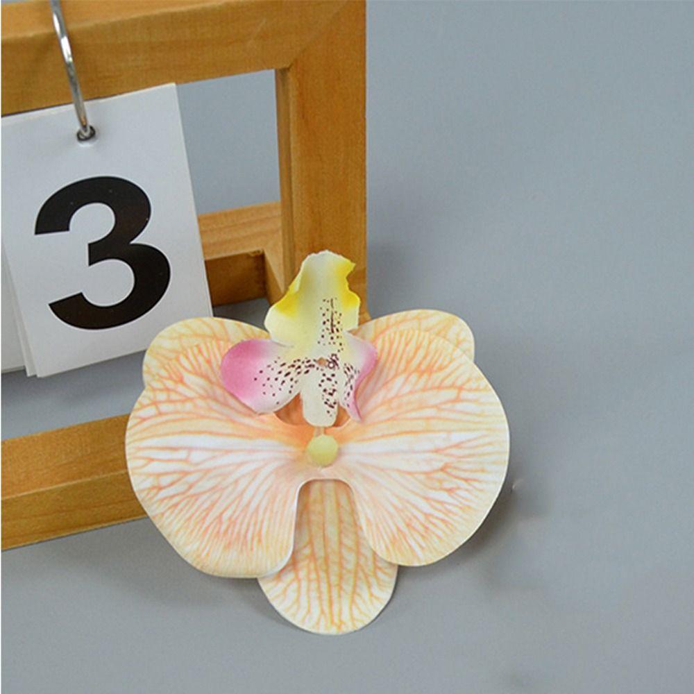 DIY Schmuckherstellung Handwerk Simulierte Blume Kopfschmuck Schmetterlingsorchidee Blume Niedlich Geschenk