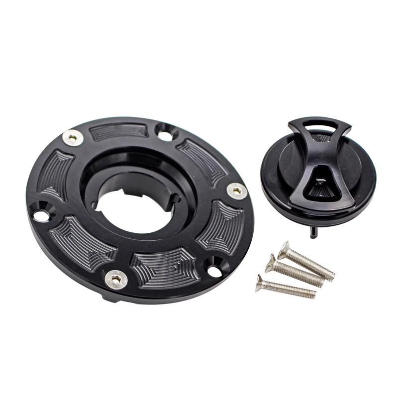 

Aluminum fuel tank cap cover for Aprilia RSV 1000 RSV1000 Mille Shiver 750 RS125 RS250 Tuono 1000 RS660 чорний