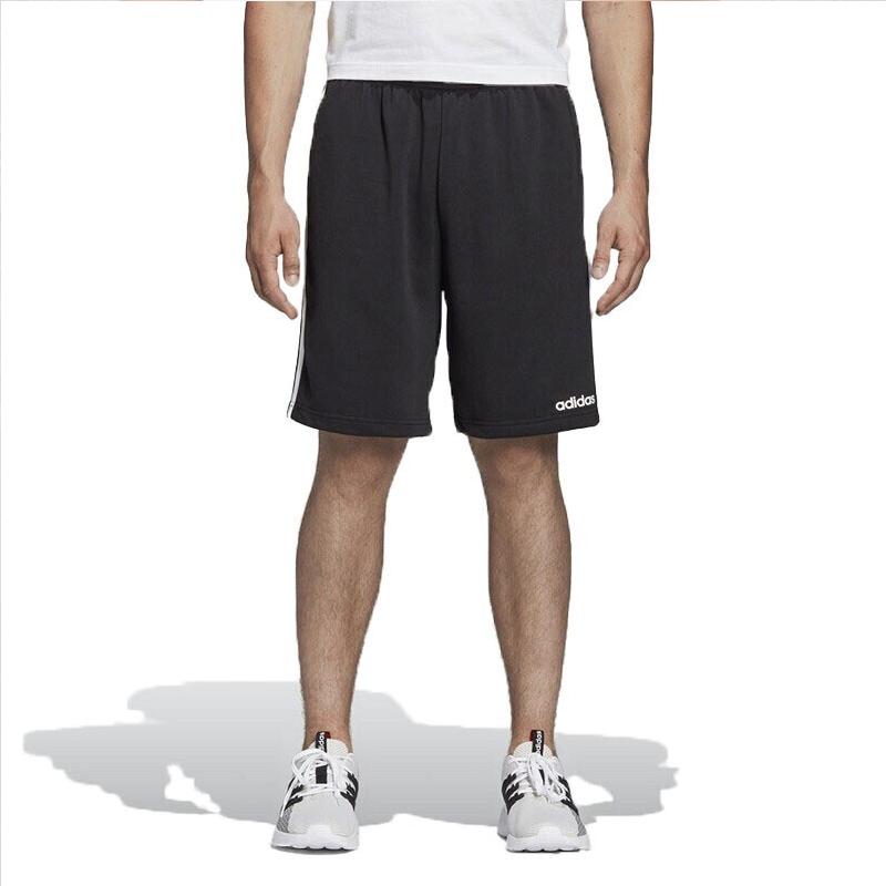 Adidas Essentials 3-Stripes Knit Shorts Men Shorts Black DU7830