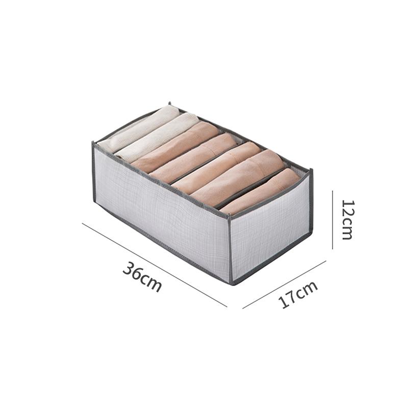 Fabric Bedroom Closet Organizer Pants T-shirt Baby Drawers Organizer Boxes Save Clothes Separator Wardrobe Storage Organization
