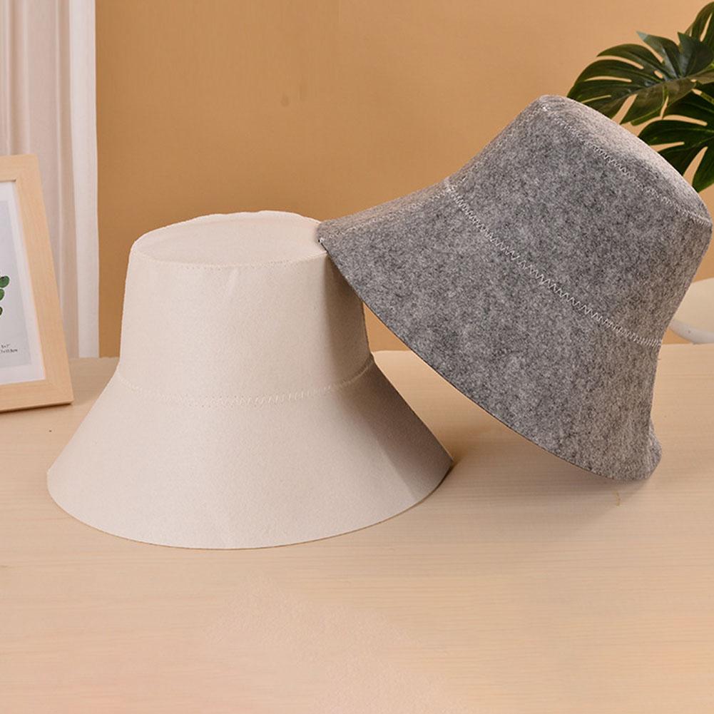 Skin-friendly Felt Bathing Cap Anti Heat Head Protection
