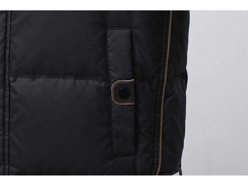 Men's 2025 Autumn/Winter White Duck Down Jacket - Thick Warm Stand Collar Outerwear