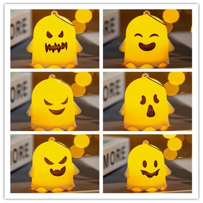 Petit Halloween Decorations Miniature Pumpkin Lamps Ghostly Spirit Hanging Ornaments Spooky Party Props Micro Scene Accessories