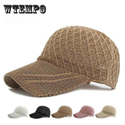 Hat Women's Breathable Sunscreen Visor Outdoor Sports Cap Hollow Mesh Cap Women's Baseball Cap