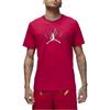 Jordan Flight MVP Allover Print Logo Casual Short Sleeve T-Shirt Men Tops Dark-Red FB7366-619