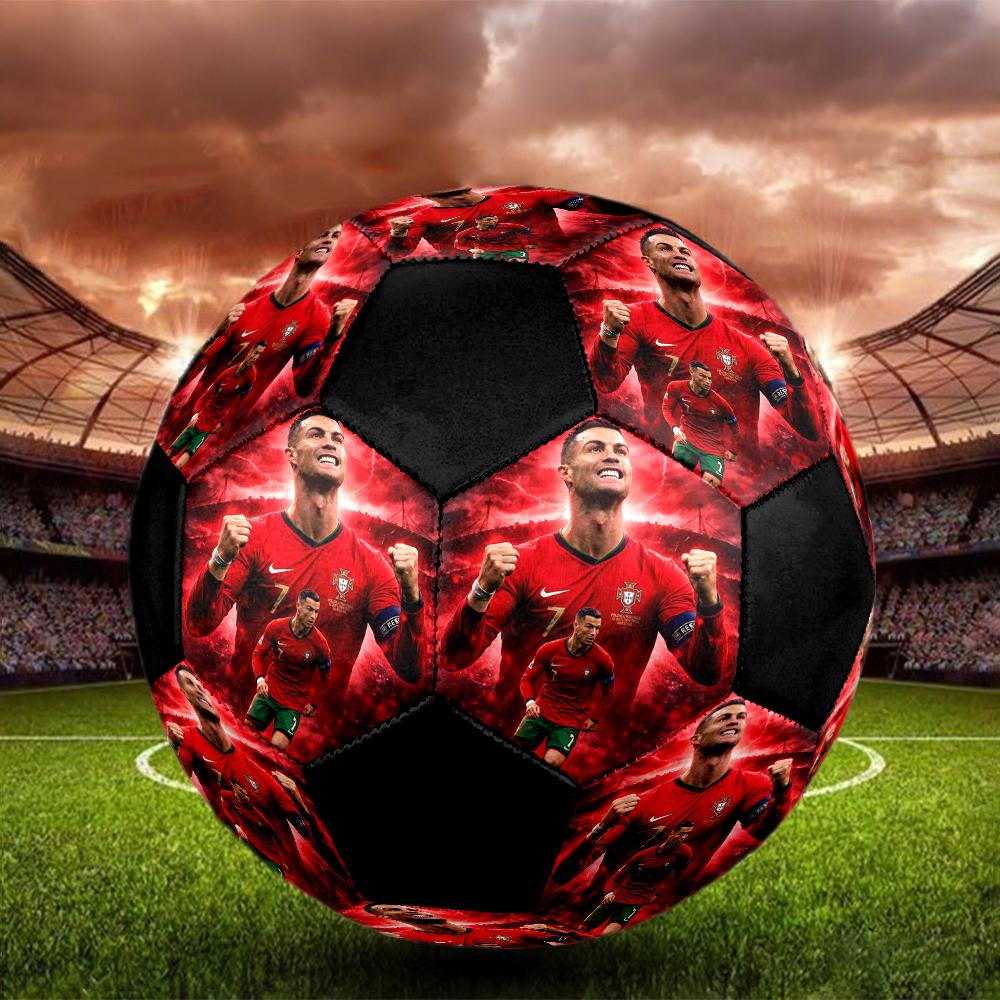 C Ronaldo Telpu Futbola Bumba Krāsaina