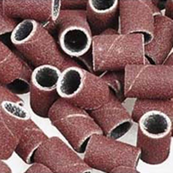 50 Pcs Sanding Wheel Nail Band Grinding DIY Art Pedicure Sander Sandingsleeve