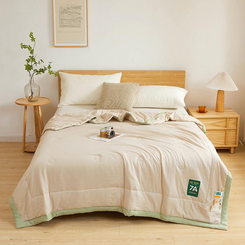 Raw Cotton Air Conditioning Quilt Summer Washable Summer Cooling Quilt Student Dormitory Ins Style Soybean Summer Quilt Core