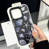 Muschel Seestern Muster Anti-Fall Weiche Handyhülle Für iPhone 16 Pro 16E 15 14 Pro Max 13 12 11 Slim TPU Stoßfest Matt Bumper Abdeckung Hülle