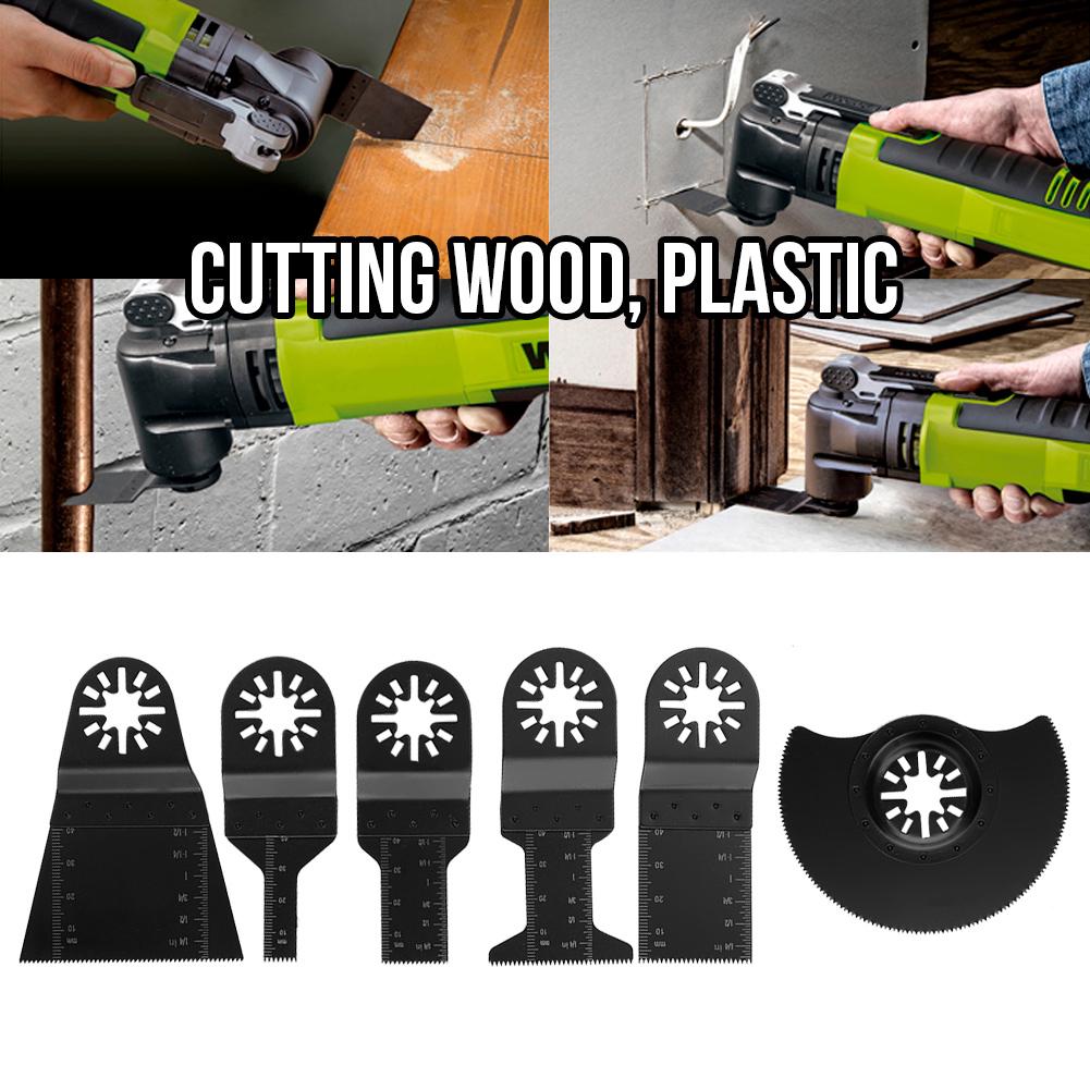6pcs Standard Oscillating Multitools Saw Blades Power Tools Cutter