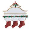 Christmas Resin Creative Stockings Family Nameplate Diy Christmas Ornament For Decor Home