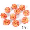 Autumn Orange Artificial Flowers Silk Fake Flowers for Home Room Decor Garden Wedding Decoration Bouquet Wreath Gift Accessories