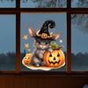 Halloween Window Sticker Removable Static Cling Sticker Cartoon Animal Dwarf