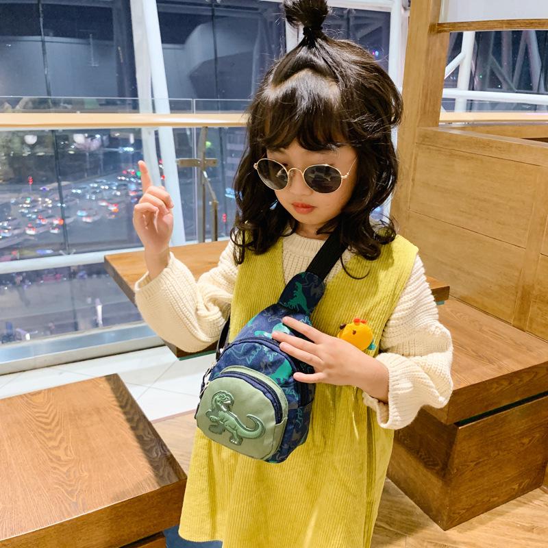 Sac Banane Crossbody Dinosaure pour Enfants – Sac de Poitrine Mode Garçon & Porte-Monnaie