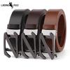 PULO Men's Genuine Leather Belt Z Letter Automatic Buckle Belt Business Durable Comfortable Belt