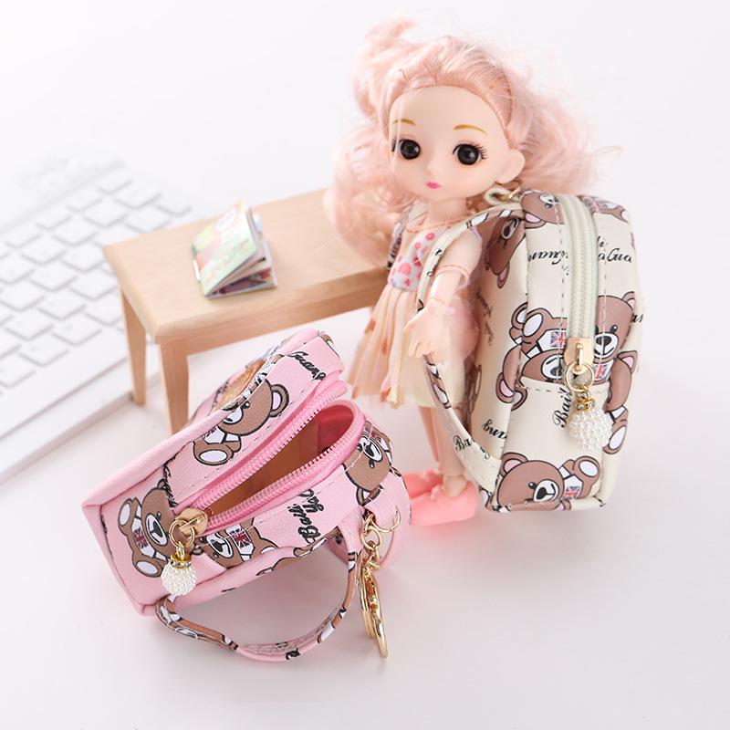 Creative Bear Mini Backpack Keychain & Coin Purse – Japan & South Korea Design
