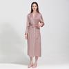 Mulberry Silk Long Wedding Bride Bridesmaid Robe Ladies Morning Dress Women Night Peniva Pure Silk Sexy Kimono Robe