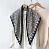 Korean simple high-end polka dot printing large triangular towel women's spring summer fashion versatile bag headscarf multi-purpose fart curtain