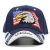 Eagle Embroidered Baseball Cap American Flag Cap Shade Letter Curved Brim Shade