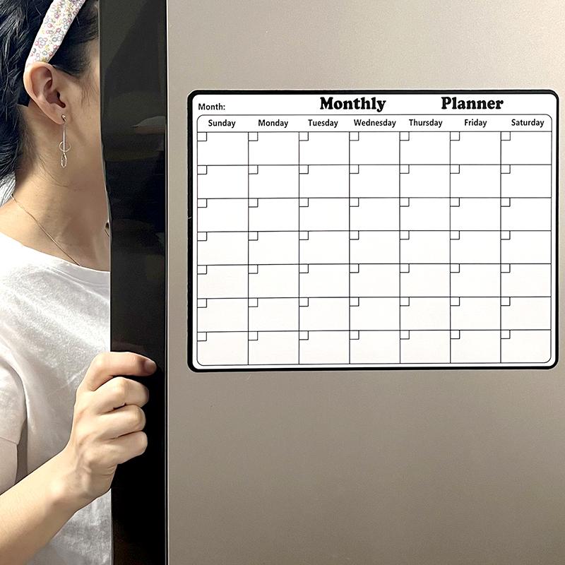 1-Monatsplaner, multifunktionaler Kalender, Kühlschrankaufkleber