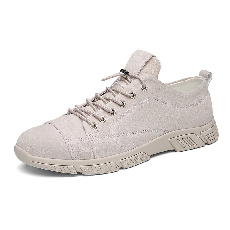 Men s Summer Slip-on Pigskin Loafers – Flat-Soled, Round-Toe, Low-Cut Lace-Up Casual Shoes 38