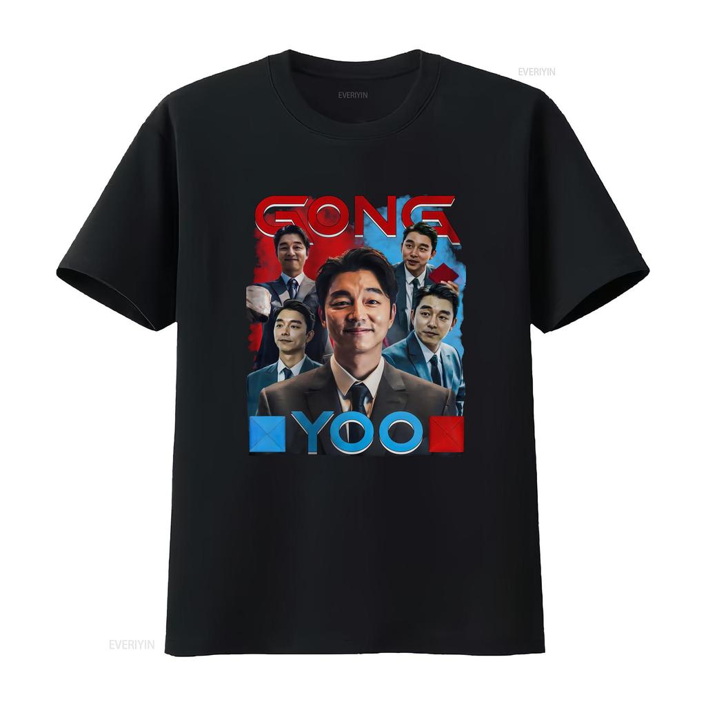 Vintage Inspired Gong Yoo T Shirt Retro Korean Drama Design for Enthusiasts Soft Cotton Perfect K Lovers vintage Washed