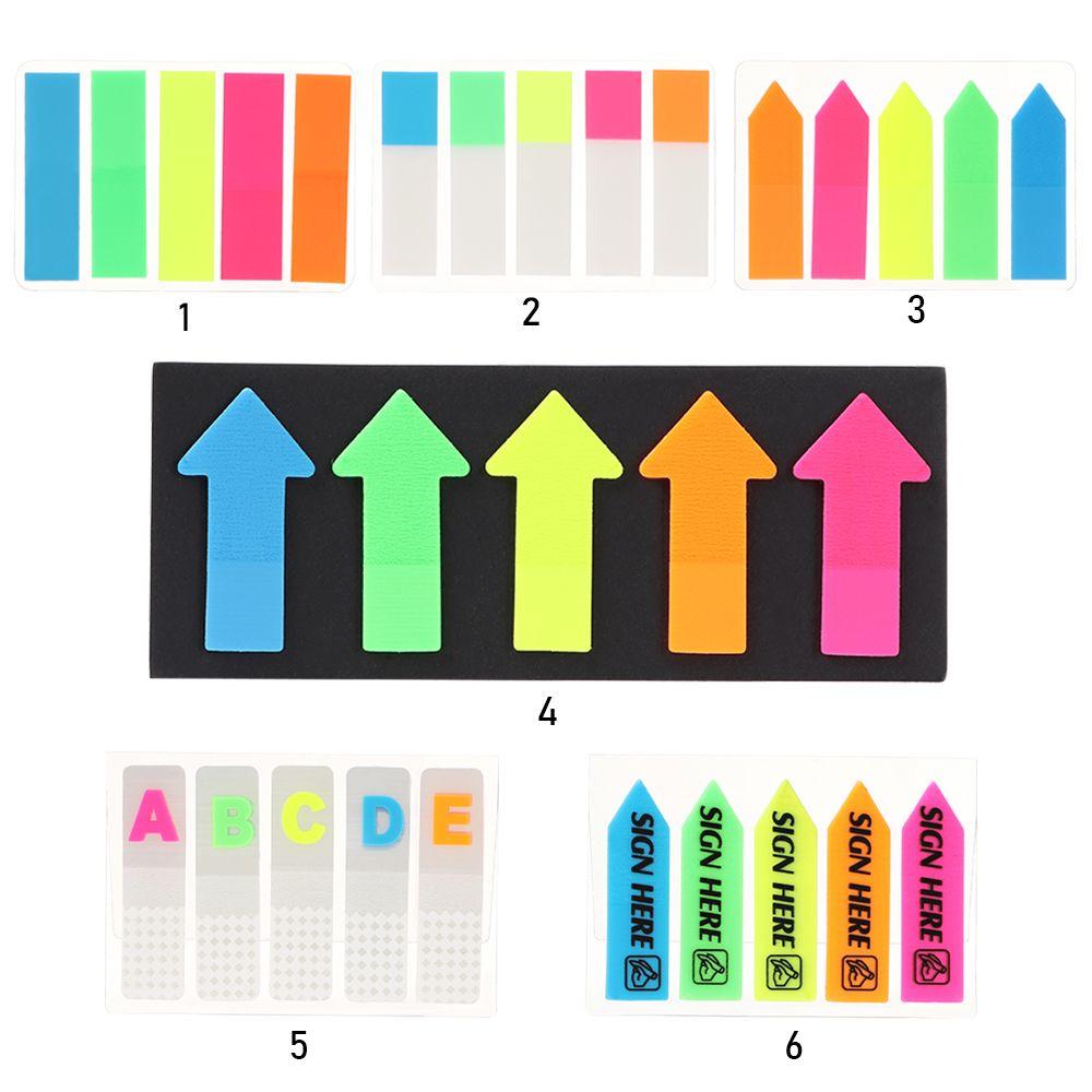 Stationery Office Supplies Tab Strip Key Points Paster Sticker Sticky Notes Index Flags Memo Pad