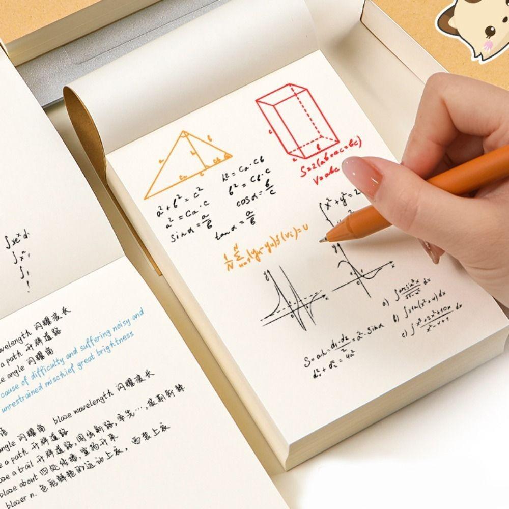 252Sheets DIY Office Notebook A6 Painting Sketchbook Simple Blank Draft Notebook  School