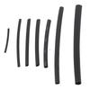 200 Psc Black Heat Shrinking Tube Set 2:1 Shrinking Ratio 10.4MPa 70 110 Celsius  Shrinkage Temp