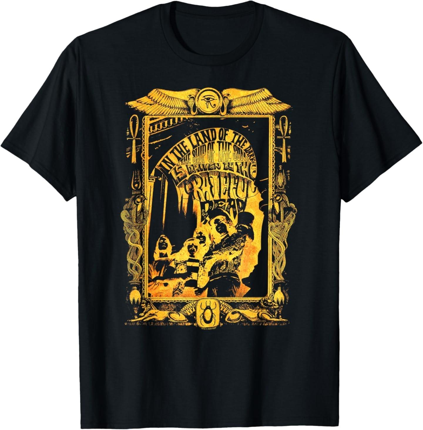 Grateful Dead Egyptian Frame Poster Vintage Band T-Shirt Mens Womens Tees Top L