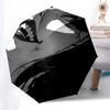 Vampire Fangs Umbrella: Automatic Opening/Closing, Foldable Design, 8 Bone Frame, Perfect Gift for Fans and Travelers!0186b