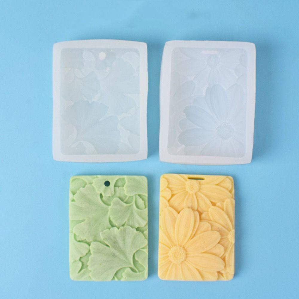 Ginkgo Leaves Silicone Fragrance Mould DIY Diffuser Stone Model Car Wax Tablet Mold  Car