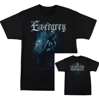 Evergrey A Heartless Portrait Band T-Shirt 100% Cotton Graphic Tee Men Women Summer Streetwear Top