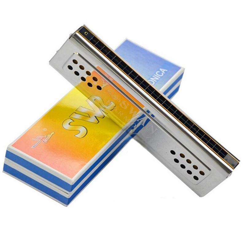 24-hole C&G Double-sided Tremolo Harmonica Playing Harmonica Beginner Self-taught Advanced Wind Instrument