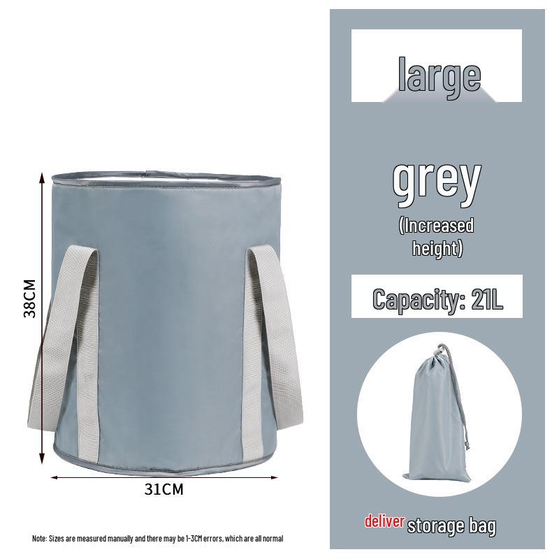 Winter Portable Multifunctional Foot Bath Bucket - Insulated & Foldable for Home or Dorm Use
