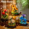 Christmas gift Micro Flower Building Blocks Mini Bricks Particles Eternal Life Flowers Home Decoration Assembling Puzzle Toy kid