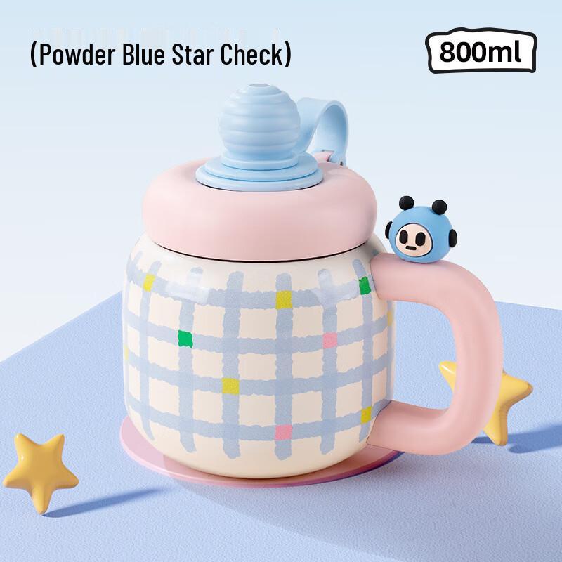 Large Capacity Kids Insulated Straw Cup