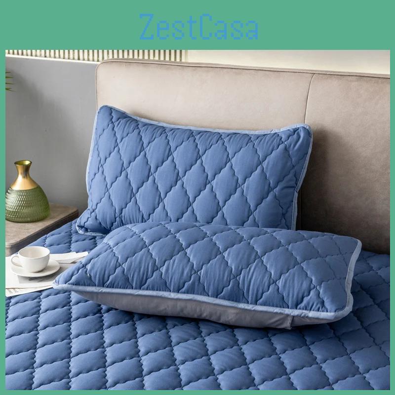 Machine Waterproof Stain Pillowcase Anti Washable Pillow Cover Bedroom Decoration Suitable For With Children And Pets