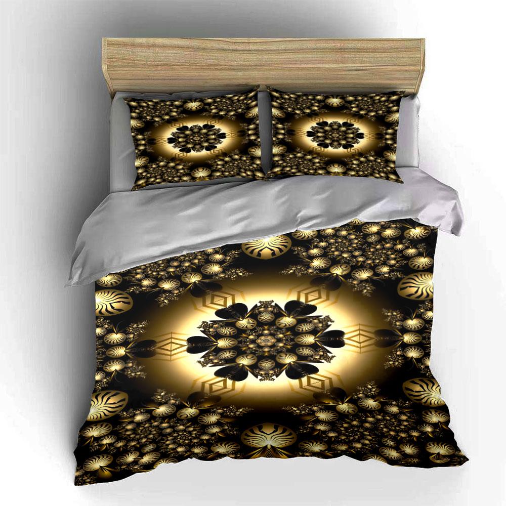 Abstract Floral and Geometric. Bedding Sets Duvet Cover Sets Duvet Covers Pillowcases(1 * Duvet Cover 2 * Pillowcases Without Duvet Insert)