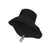 Summer Big Brim Sun Protection Hat Women's Outdoor Travel Versatile Sun Hat Shawl Neck Protection Quick Drying Waterproof Bucket Hat