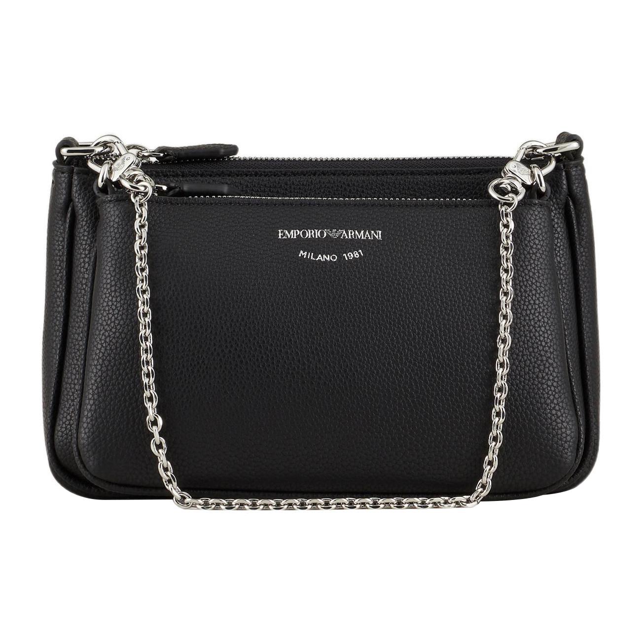 

Новая полиуретановая сумка EMPORIO ARMANI, сумка через плечо, сумка кросс-боди, мини, женская, черная, Y3H317-YFO5E-88440 21.6*6.6*13.5CM