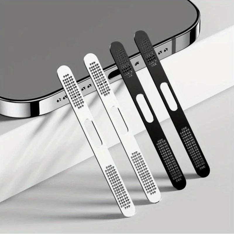 5pcs Universal Phone Speaker Dustproof Net Stickers for IPhone 16 15 14 13 12 Series Anti Dust Mesh Cover