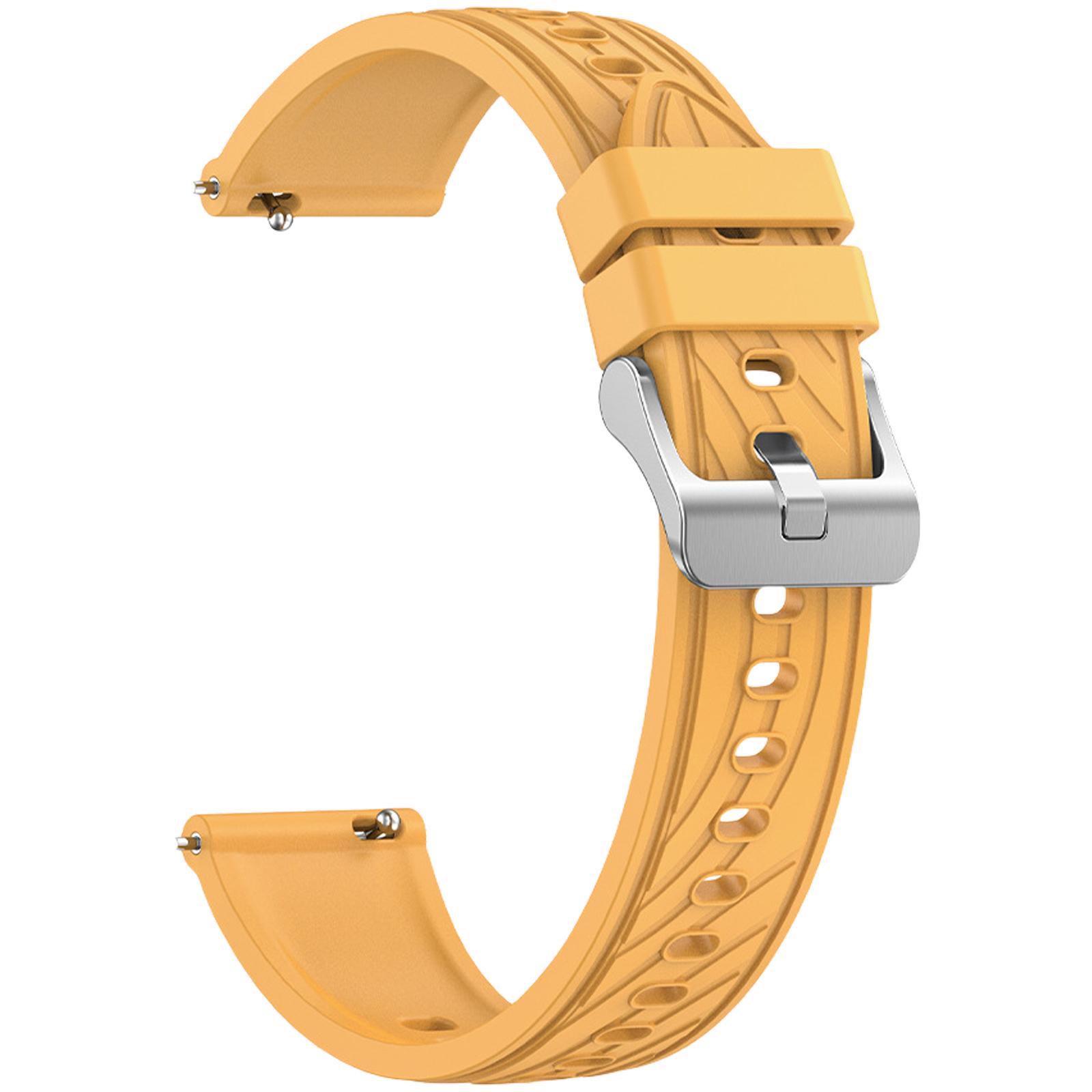 

Модный удобный силиконовый ремешок для часов 18 мм, легко чистящийся спортивный браслет, подходящий для умных часов Huawei GT4 унисекс 6